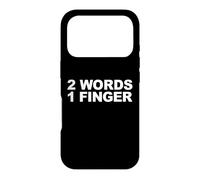 2 Mots, 1 Doigt Coque pour iPhone 17 Pro