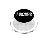 2 Mots, 1 Doigt PopSockets PopGrip pour MagSafe
