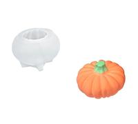 2. Moule De Crâne/citrouille En Silicone Polyvalent Outil Artisanal D'Halloween Lavable Lave-vaisselle Fournitures De Cuisson Et De Fabrication Moule De Crâne D'Halloween