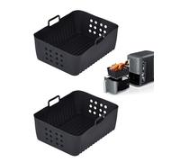 2 Moule Silicone Air Fryer pour Ninja Double Stack SL400EU SL400EUCP (rayures verticales)