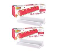 2 moules à bûches de Noël + 2 inserts Scrapcooking