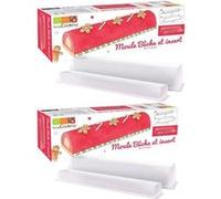 2 moules à bûches de Noël + 2 inserts Transparent G