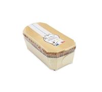 2 moules à cake 24 cm en bois + 4 caissettes sulfurisées de cuisson