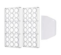 2 Moules À Chocolat, 1 Grattoir À Pâte, Moule À Chocolat Transparent, Moule À Dessert Rond, Moule De Cuisson Diy, Adapté Pour Gelée, Bonbons, Glaçons.