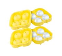 2 moules à glaçons en silicone pour 4 glaçons sphériques XXL Ø 45 mm [Infactory]