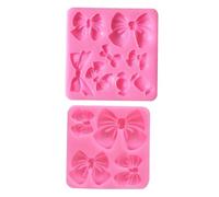 2 Moules À Nœuds, Jolis Moules En Silicone, Moules De Cuisson Diy, Peuvent Être Utilisés Pour Faire Du Chocolat, Du Fructose Et Des Bonbons.