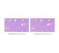 2 moules en acrylique pour pâte à sucre avec lettres de l’alphabet, jolis moules à lettres pour décoration de gâteaux, mini moules en acrylique avec lettres de l’alphabet pour gâte