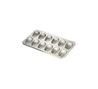 2 moules en fer blanc x 12 madeleines -