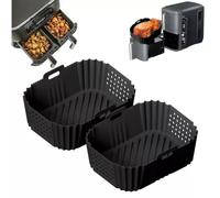 2 moules en silicone Accessoires Friteuse à air chaud pour Ninja SL400EU Double Stack XL 9.5L Airfryer AF400 AF300