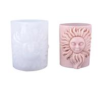 2 Moules en Silicone de cylindre de dame en relief pour la main, moules de gypse de savon en résine époxy décoration de la maison artisanat en Silicone de qualité alimentaire