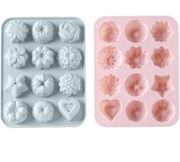 2 Moules en Silicone de Fleurs Vendos85