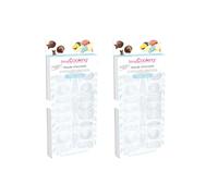 2 moules rigide pour fritures en chocolat Scrapcooking