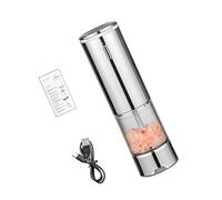 2. Moulin à poivre et sel électrique à double lame, ABS One-Touch avec design à faible bruit pour le contrôle des saveurs