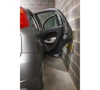 Lot de 2 bandes de protection murale anti-choc en mousse jaune et noir Mottez 100 x 15cm