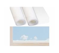 : 2 moustiquaires en fibre de verre - 100 x 250 cm - Blanc