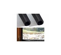 : 2 moustiquaires en fibre de verre - 100 x 250 cm - Noir