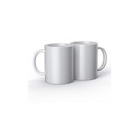 2 Mugs céramique Blanc à customiser 425 ml - Cricut Blanc