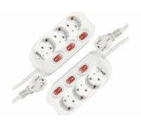 2 multiprises 3 ports avec 3 interrupteurs individuels - Revolt