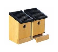 : 2 nichoirs en bois de sapin préassemblés