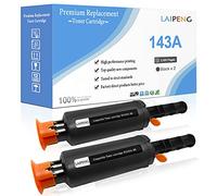 2 Noir Cartouche de Toner Compatible 143A W1143A 143AD W1143AD Capacité Standard 2500 Pages pour HP Neverstop Laser MFP 1202w 1202nw 1201n 1001nw Imprimantes Laser