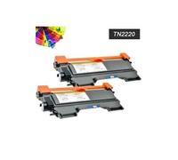 2 Noir Cartouche Toner TN2220 Pour Brother HL-2220 2220 HL-2250dn HL-2220 imprimante
