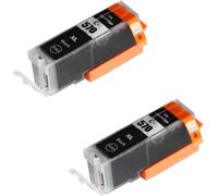 2 Noir Cartouches d'encre compatibles pour Canon Pixma MG5750 MG5751 MG6850 MG6851 MG7750 TS5050 TS6050 MG5752 MG5753 MG6852 MG6853 TS5051 TS5053 TS6051 TS6052 PGI-570PGBK XL