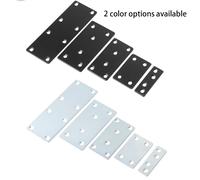 2 options de couleur, support d'angle en acier inoxydable épaissi, support de fixation, plaque de renforcement en fer pour meubles, connecteur rapide 50Mmx100Mm2Pcs