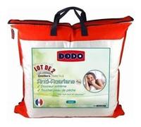DODO Oreillers Belle Nuit Anti-acariens 60 x 60 cm Lot de 2 Blanc