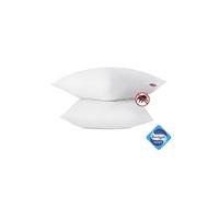 2 oreillers anti-acarien 60 x 60 cm - Blanc
