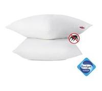 2 oreillers anti-acarien 60 x 60 cm - Blanc Blanc G