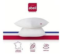 Abeil Oreillers Douceur Lot de 2 - 60 x 60 cm - Blanc