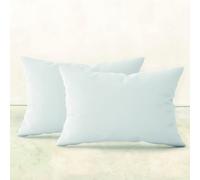 Lot de 2 oreillers, coussins de garnissage - 40 x 60 cm - Blanc -