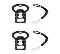 2 Ouvre-bouteille Portefeuille, Ouvre-bouteilles Avec Longe, Outil Multifonctionnel 4 En 1, Clé Hexagonale, Souverain, Outil Libération De Boucle Voiture, Pour Restaurant Camping Camping