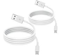 [2 Pack] 0.3m Câble Chargeur iPhone certifiés MFi Apple, Cordon de câble Apple Lightning vers USB 1 mètres [351]