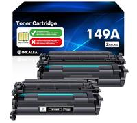 2-Pack 149A W1490A (avec Puce) Cartouche de Toner Compatible pour HP 149A 149X W1490A W1490X Laserjet Pro 4002dn 4002dw 4002d 4002 Laserjet MFP 4102fdw 4102dw 4102fdn 4102 - Noir
