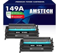 2-Pack 149A W1490A (sans Puce) Cartouche de Toner Compatible pour HP 149A 149X W1490A W1490X Laserjet Pro 4002dn 4002dw 4002d 4002 Laserjet MFP 4102fdw 4102dw 4102fdn 4102 - Noir