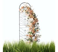 2-Pack 150 x 45cm métal Jardin Trellis décoratif extérieur Plante Support pour l'escalade légumes, vignes et Fleurs Fer