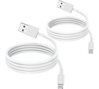 [2 Pack] 1m Câble Chargeur Iphone Certifiés Mfi Apple, Cordon De Câble Apple Lightning Vers Usb 1 Mètres Pour Iphone 12/11/11pro/11max/ X/Xs/Xr/Xs Max/8/7/6/ Ipad 5s/Se