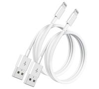 [2 Pack] 2m Câble Chargeur Iphone Certifiés Mfi Apple, Cordon De Câble Apple Lightning Vers Usb 2 Mètres Pour Iphone 14/13/12/11/11 Pro/11 Pro Max/X/Xs Max/8/7/6/5/Ipad[Z1026]