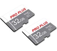2 Pack 32GB Memory Card with Adapter, High Speed TF Memory Card UHS-I A1 C10 TF Card for Tablet/Phone/Camera/Car Radio/Driving Recorder (TF183 32GB)