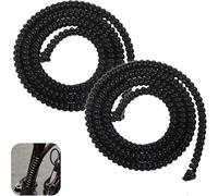 2 Pack 38 Inch Scooter Spiral Cable Protector Sleeving Flexible Cable Protection Sleeve Cable Protector Cable Organizer Electric Scooter Accessories (Black)