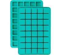 2 Pack 40-Cavity Square Caramel Candy Silicone Molds,Chocolate Truffles Mold for Fat Bombs Keto Snacks, Whiskey Ice Cube Tray etc