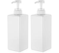 2 Pack 650ml Pump Dispenser For Shampoo And Conditioner,Refillable Shampoo Dispenser Bottle With Pump,Liquid Soap Dispenser For Shampoo,Conditioner,.[U78]