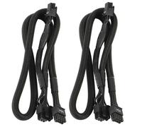 2 Pack 8 Broches à Double 8 Broches 6 Broches Pcie Vga Câble d'Alimentation pour Evga Supernova G2 G3 G5 P2 T2 Gs G + 650 750 850 1000