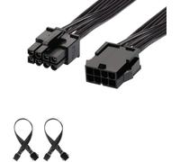 2-Pack 8 Pin PCIe Câble de Extension d'alimentation, Durable PCI Express Power Extension Cable, 30cm
