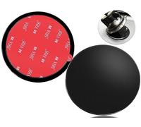 2 Pack 95mm Adhésif Tableau de Bord Pad Disque de Montage, 3.74 Disque de Montage de Ventouse Universelle pour Ventouse Support de téléphone Mont Garmin GPS Magellan Sat Nav Dash Cam Support, Noir