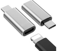 2 Pack Adaptateur Light-ning vers USB C pour i-Phone 15/16/17 Pro Max/Plus,prise en charge la recharge et du transfert de données, câble connexion pour chargeur de type C,adaptateur femelle USB C