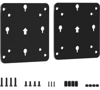 2 Pack Adapter Plate Compatible with Intel NUC Gen 13 12 11 10 8 7 6 5 Adapter Plate Wall Mount for Desktop Monitor Compatible with NUC Mini PC Stand with Screws