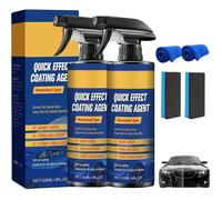 2 Pack Advanced Car Quick-Acting Coating Agent Spray 3-in-1 Quick Effect Coating Agent Car Coating Spray Multi-Functional Coating