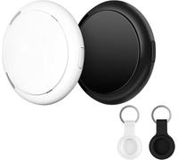 2 Pack Air Tags, Localisateur d'objets, Balises Bluetooth intelligentes compatibles avec l'application Find My (iOS uniquement)